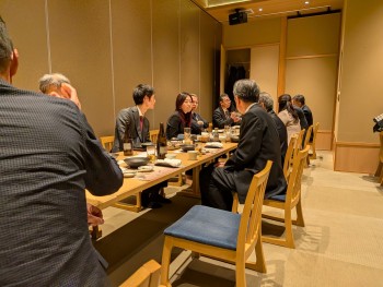 高橋社長と懇親会